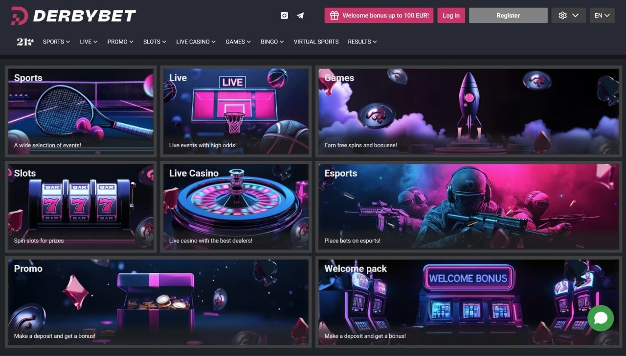 ظاهر سایت دربی بت