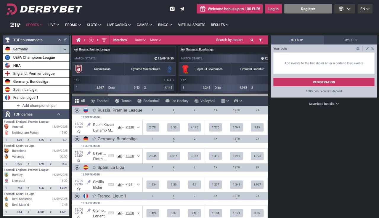 ورزش های دربی بت