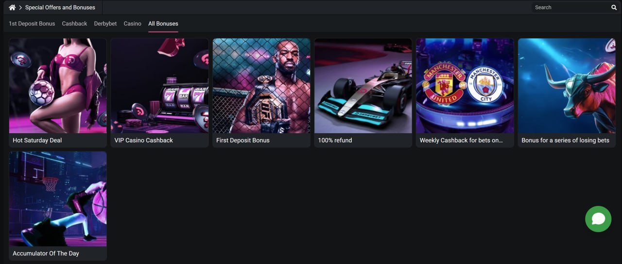 بونوس های دربی بت